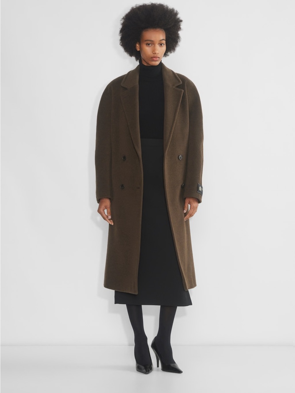 ARITZIA Babaton The Slouch™ Coat New - (Re)Camel Wool BURNT CEDAR size: S NWT